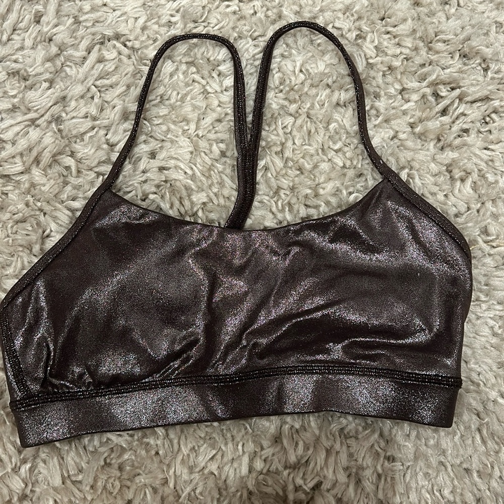Lululemon Y Flow Bra Shine